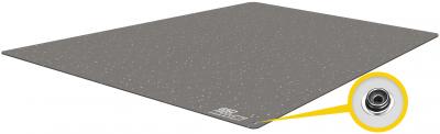 Electrostatic Dissipative Chair Floor Mat Signa ED Ombre Gray 1.22 x 1.5 m x 3 mm Antistatic ESD Rubber Floor Covering
